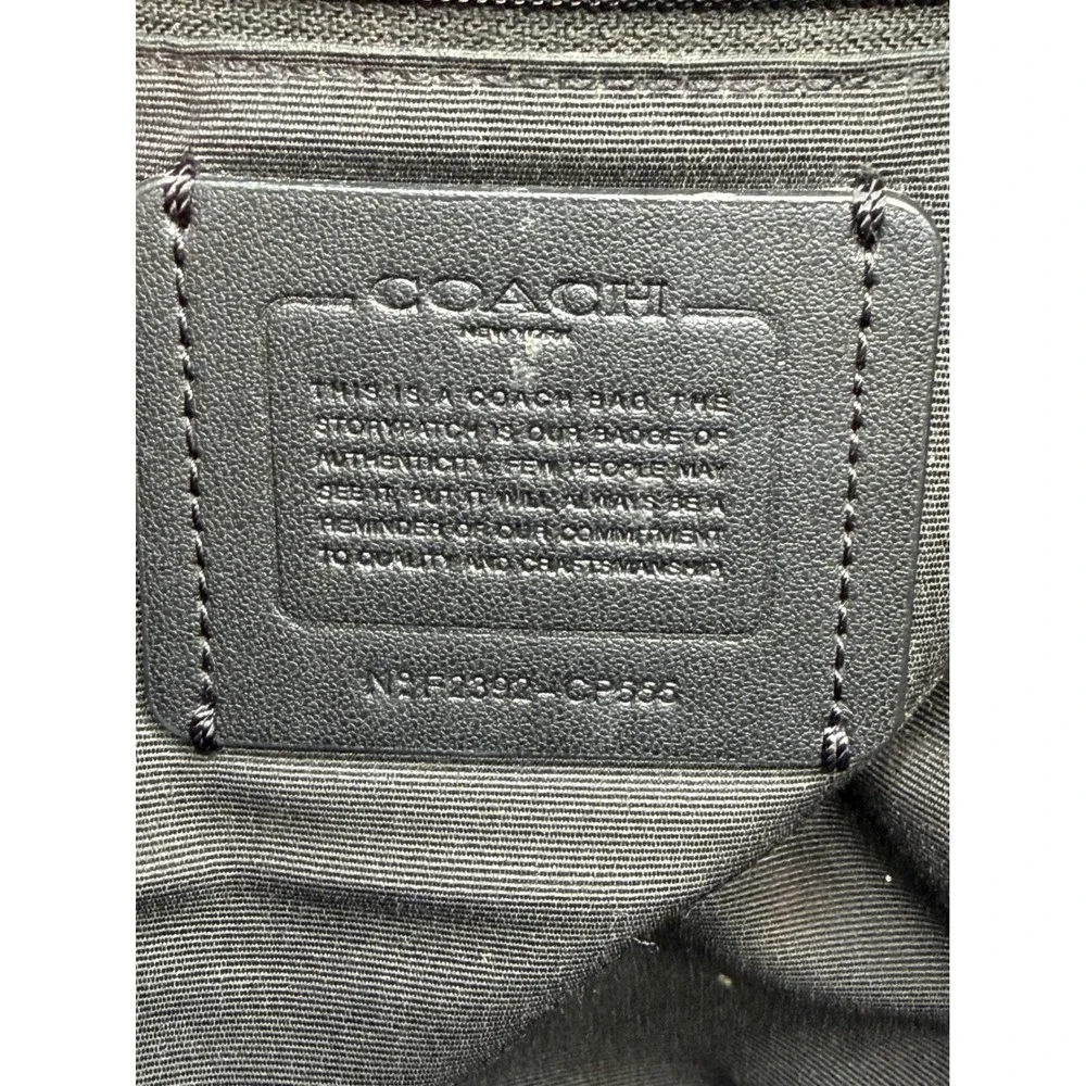 Coach Jordyn Backpack Women Medium Brown Beige Signature Coated Canvas Logo
